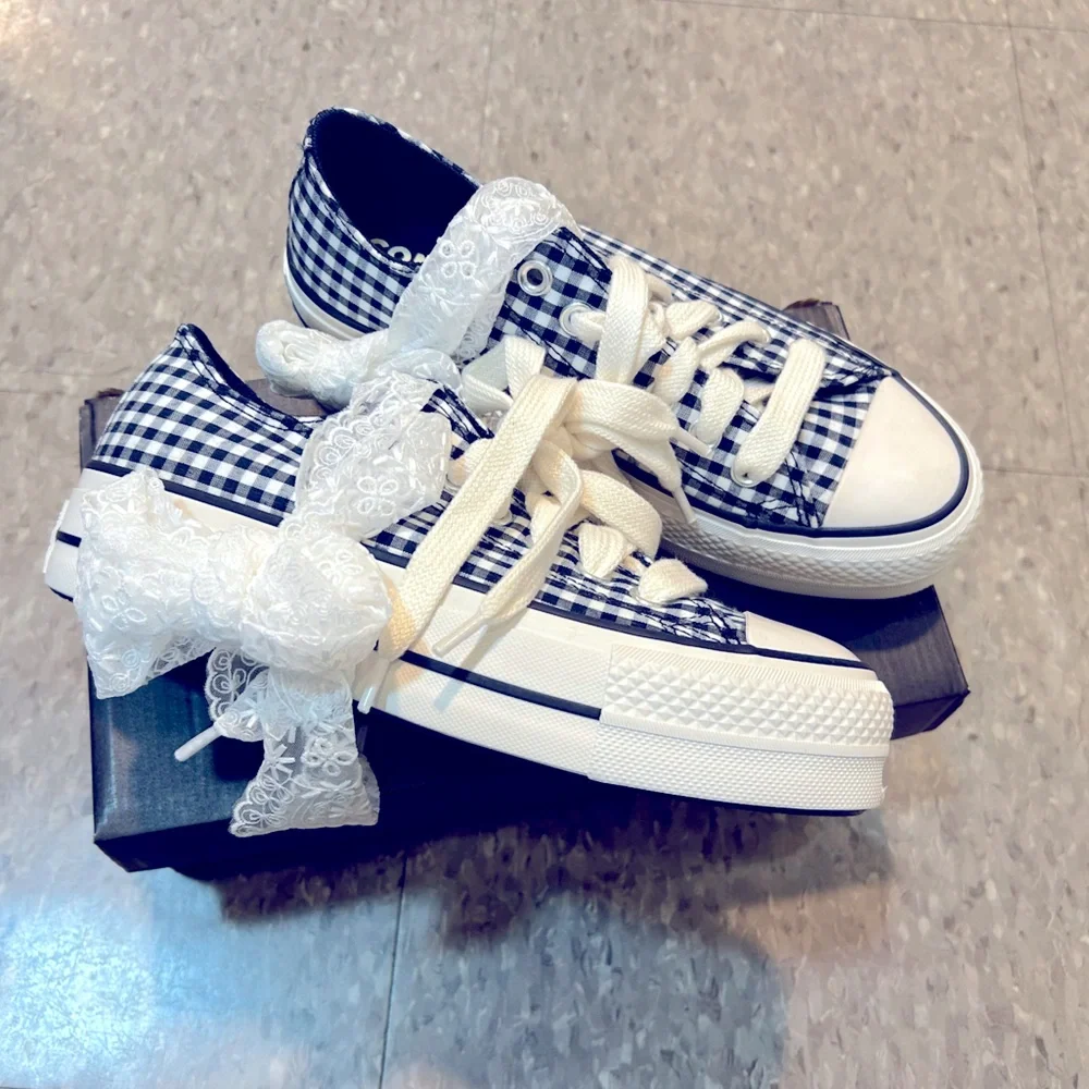 Converse Chuck Taylor All Star Lift Platform Gingham - Picture 5 of 6